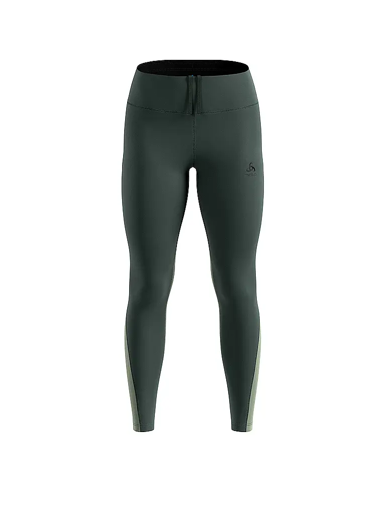 ODLO | Damen Lauftight Essential Thermal | dunkelgrün