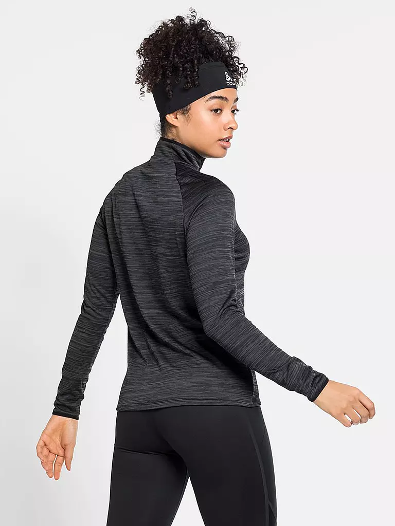 ODLO | Damen Ski Unterziehen Millennium Element 1/2 Zip | schwarz