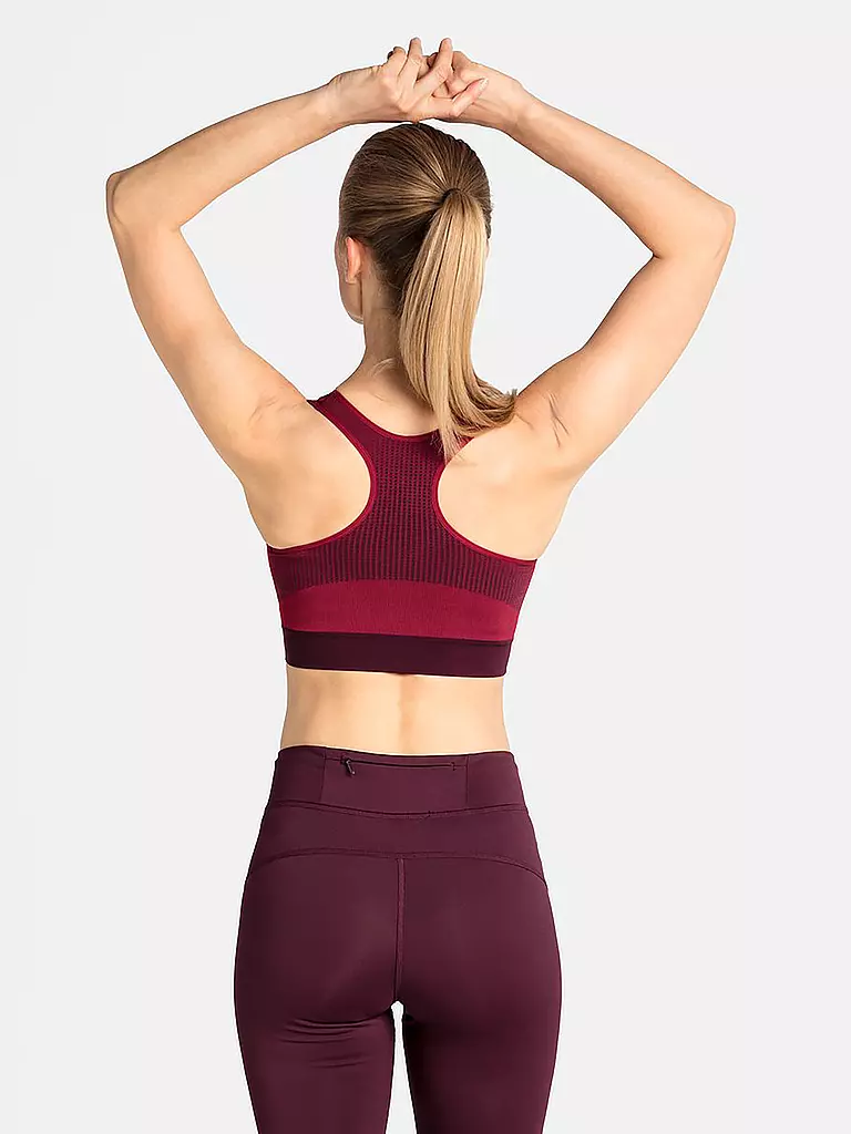 ODLO | Damen Sport-BH Seamless High Support | rot