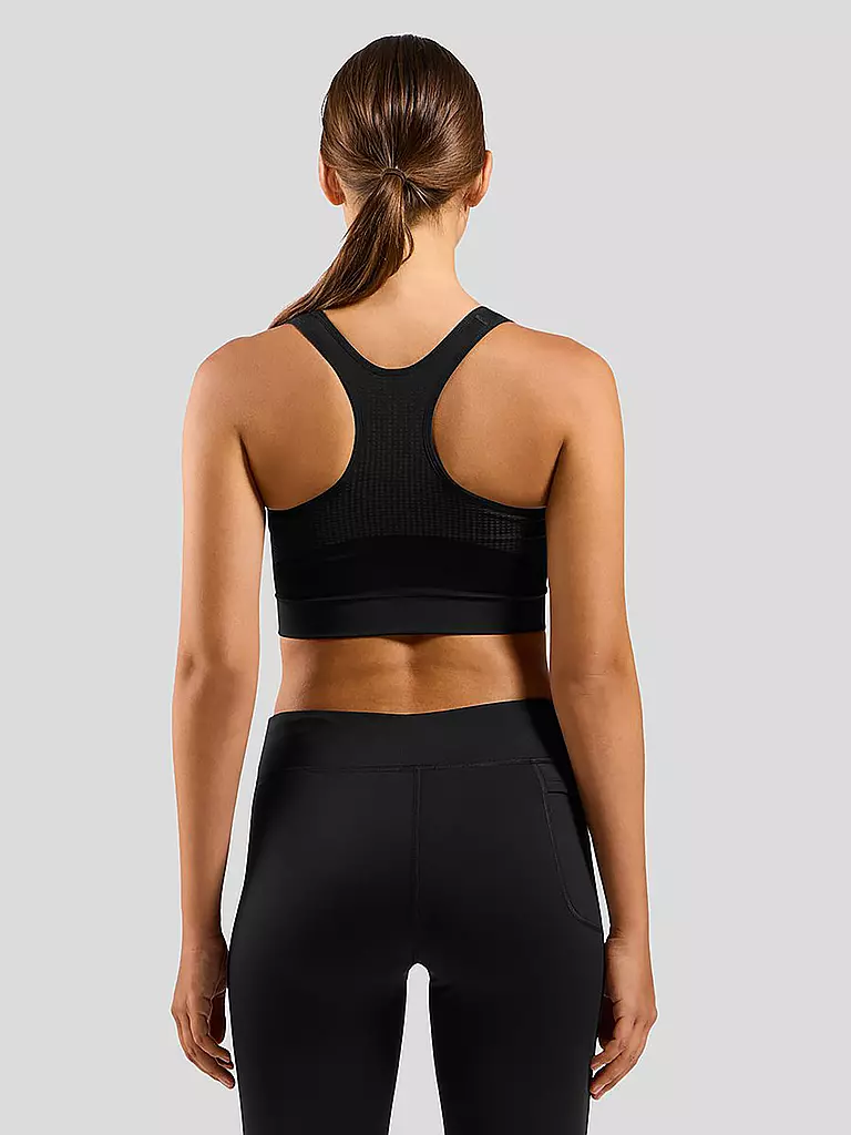 ODLO Damen Sport-BH Seamless High Support schwarz