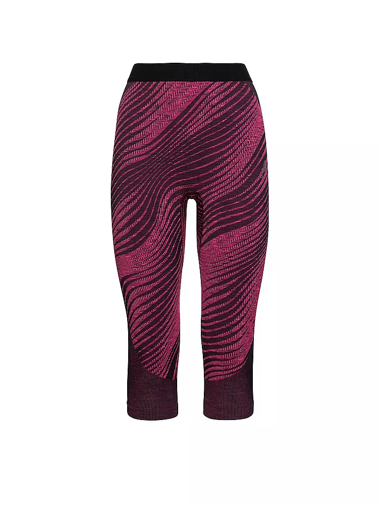 ODLO | Damen Unterzieh Tight Blackcomb Eco 3/4  | beere