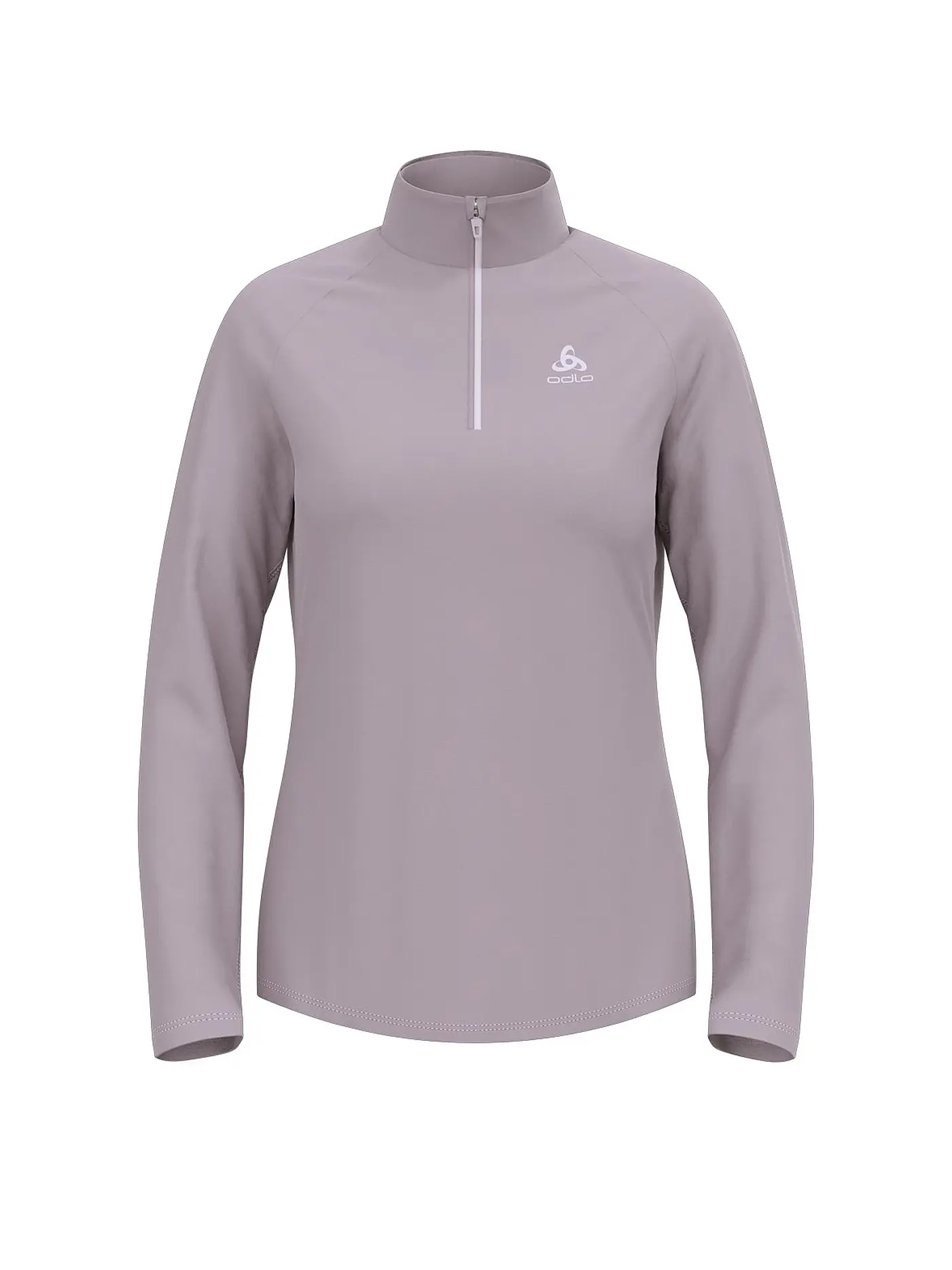 ODLO | Damen Unterzieh Zipshirt Besso Mid Layer | grau