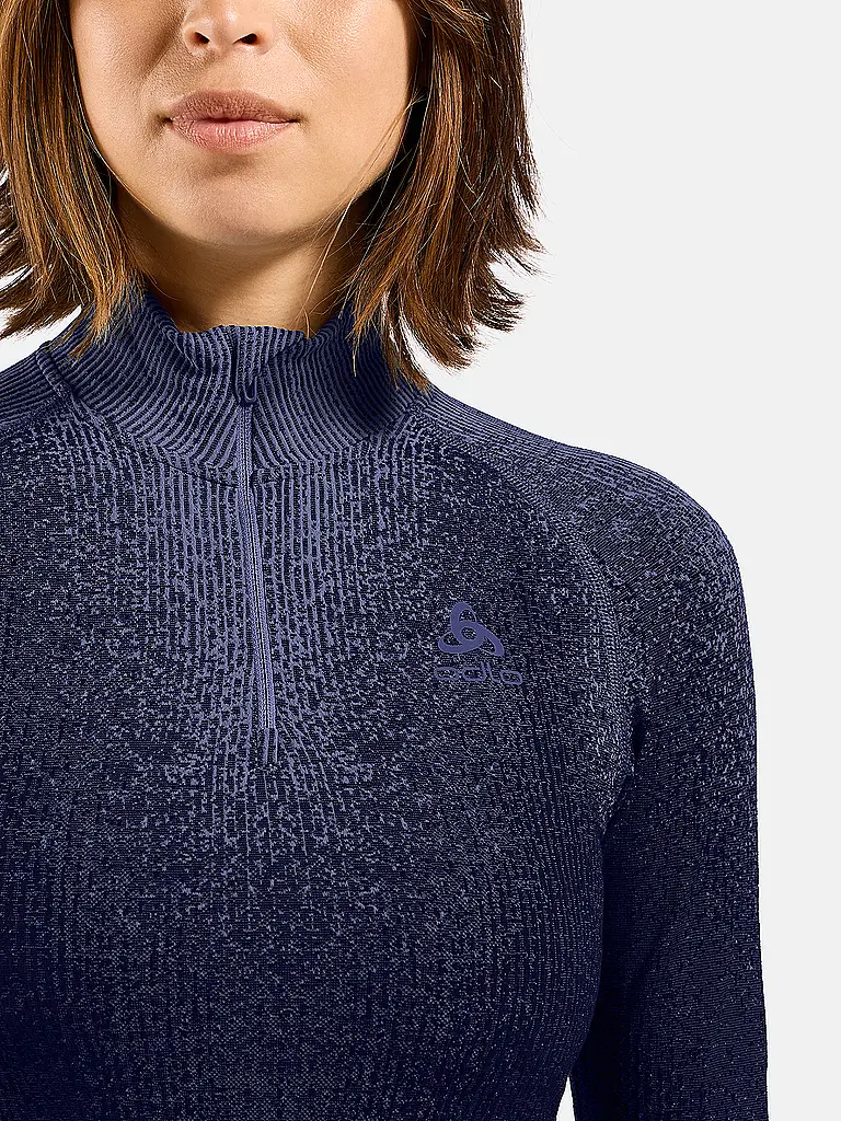 ODLO | Damen Unterzieh Zipshirt Blackcomb | 