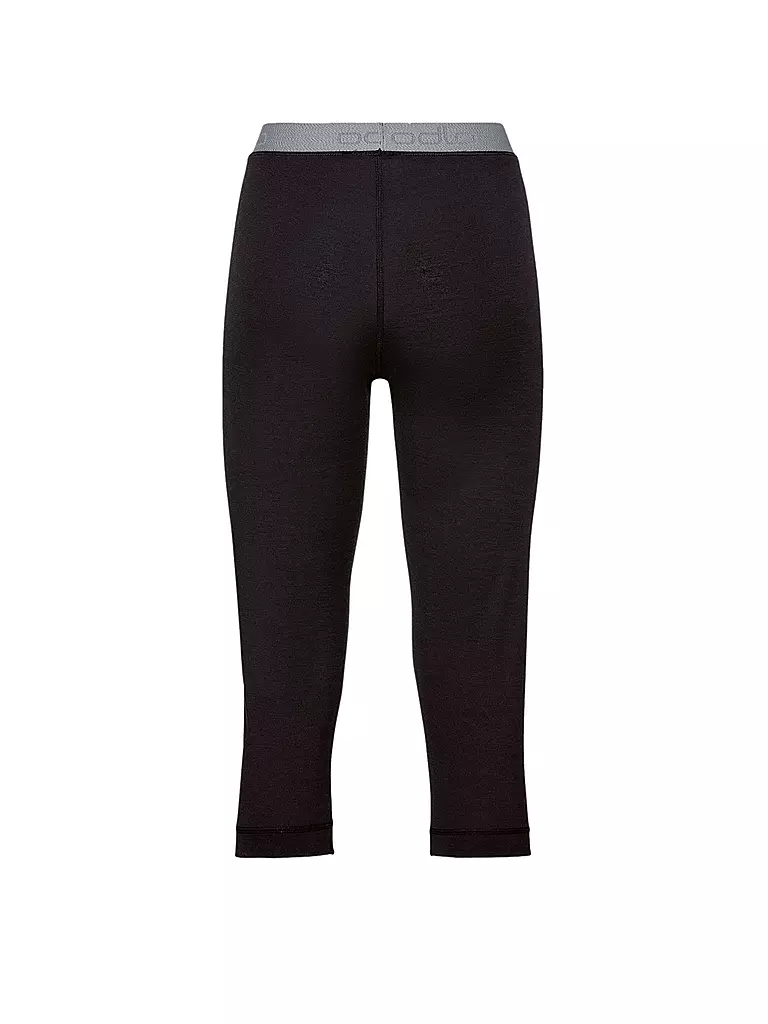 ODLO | Damen Unterziehhose Natural 100% Merino Warm 3/4 | grau