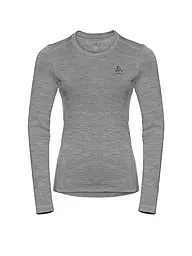 ODLO | Damen Unterziehshirt Natural 100% Merino Warm | grau