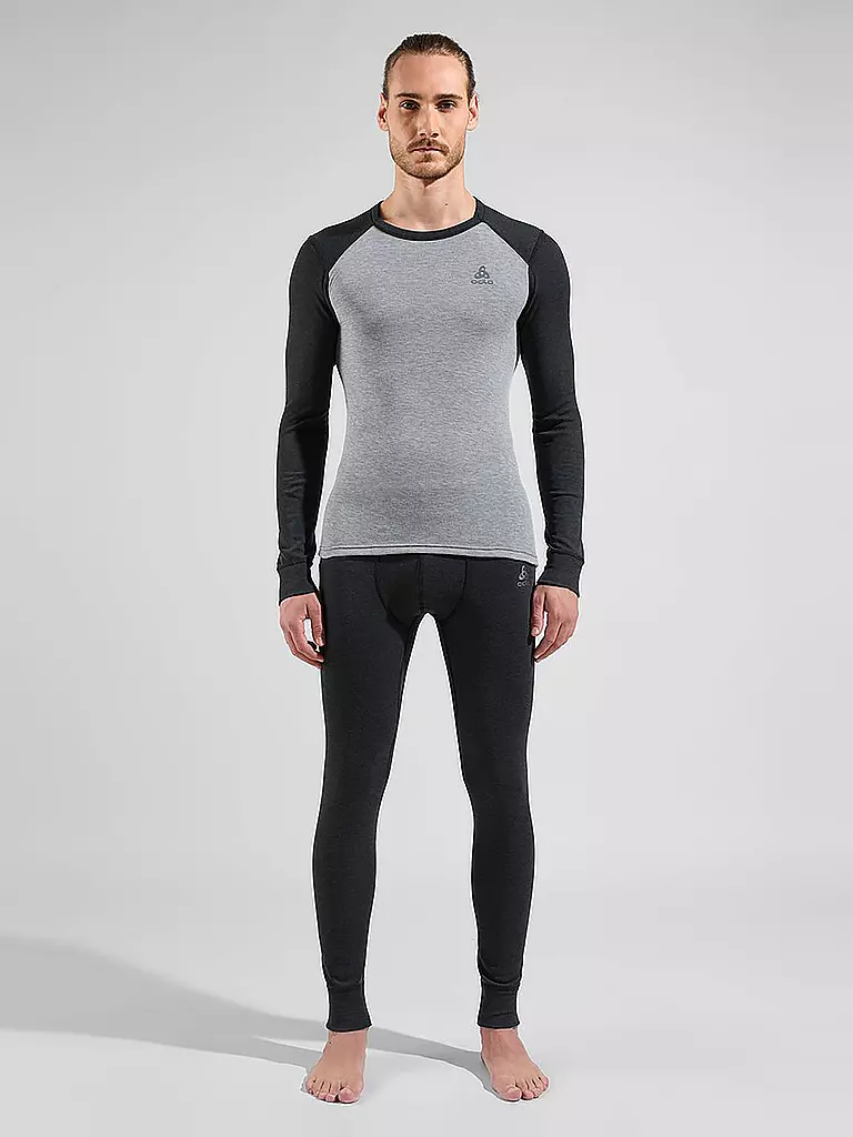 ODLO | Herren Funktionswäsche Set ACTIVE WARM ECO Base Layer | grau