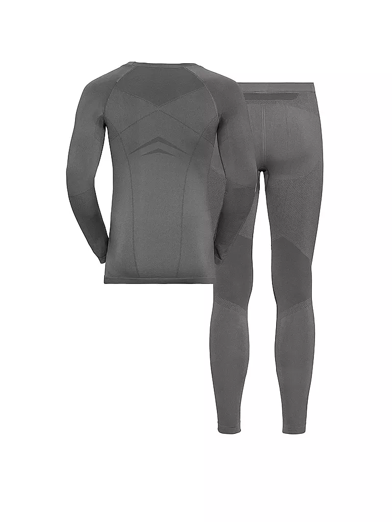 ODLO | Herren Funktionswäsche WINTER SPECIALS PERFORMANCE EVOLUTION WARM Baselayer-Set | grau