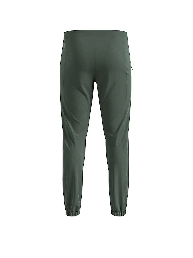 ODLO | Herren Langlaufhose Essential Warm | dunkelgrün