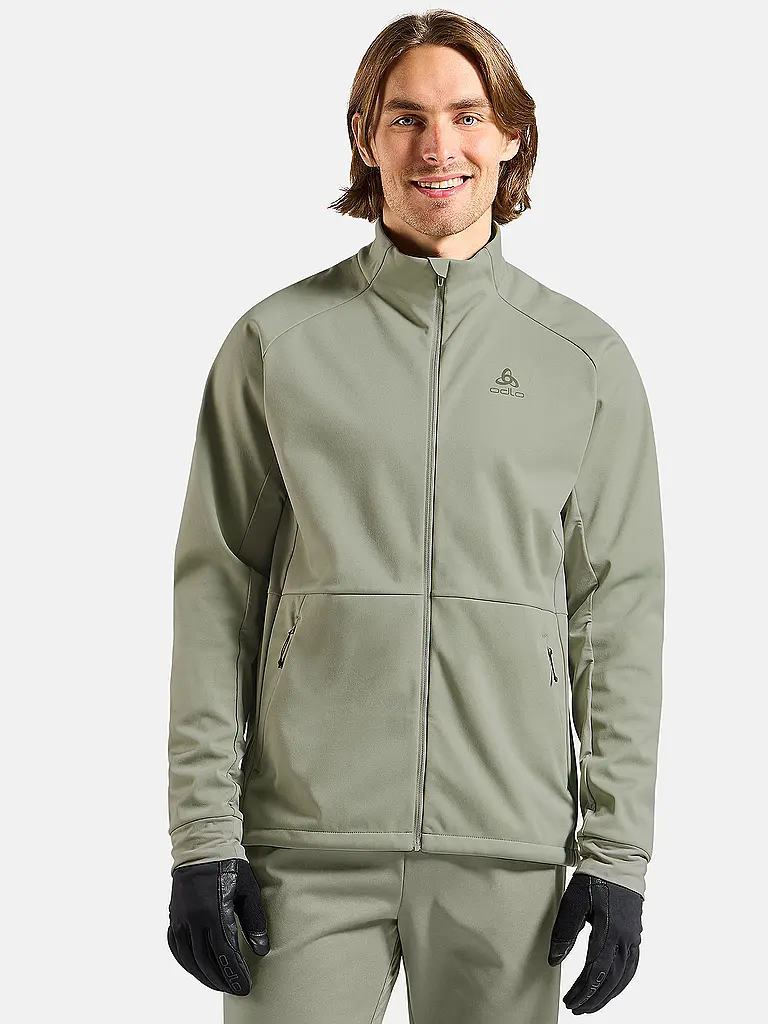 ODLO | Herren Langlaufjacke Essential Warm | olive