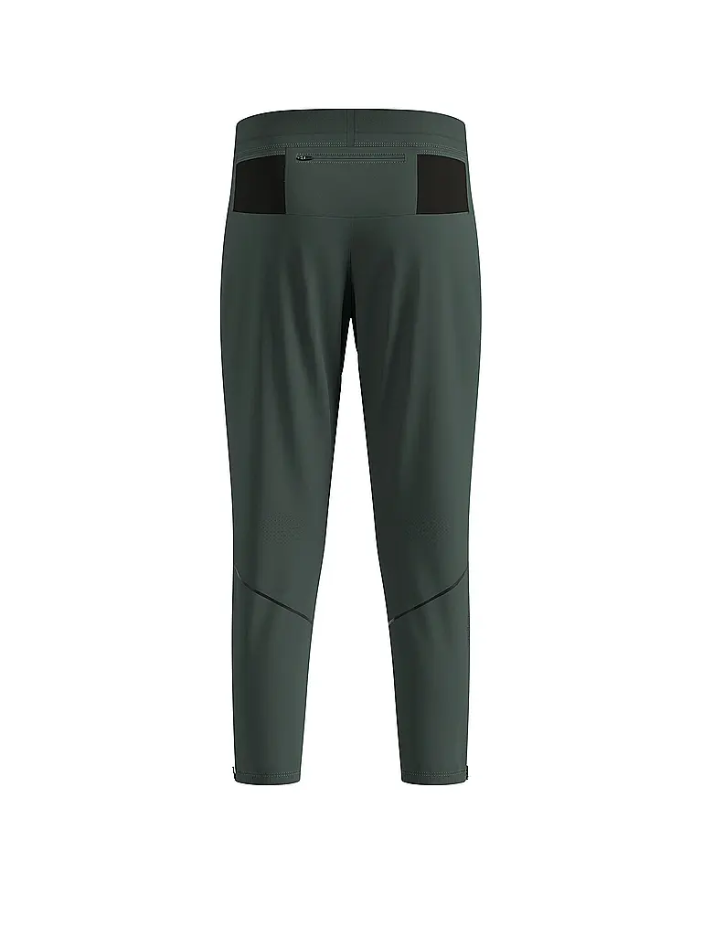 ODLO | Herren Lauftight Warm Zeroweight | dunkelgrün