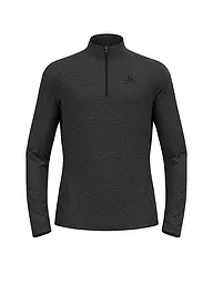 ODLO | Herren Unterzieh Zipshirt Essentials Ceramiwarm | schwarz