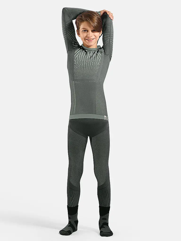 ODLO | Kinder Funktionsunterhose Performance Warm | grau