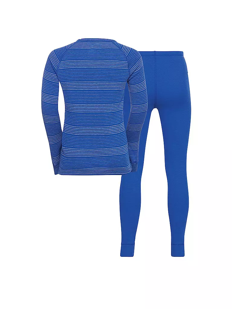 ODLO | Kinder Funktionswäsche  Active Warm ECO  | blau