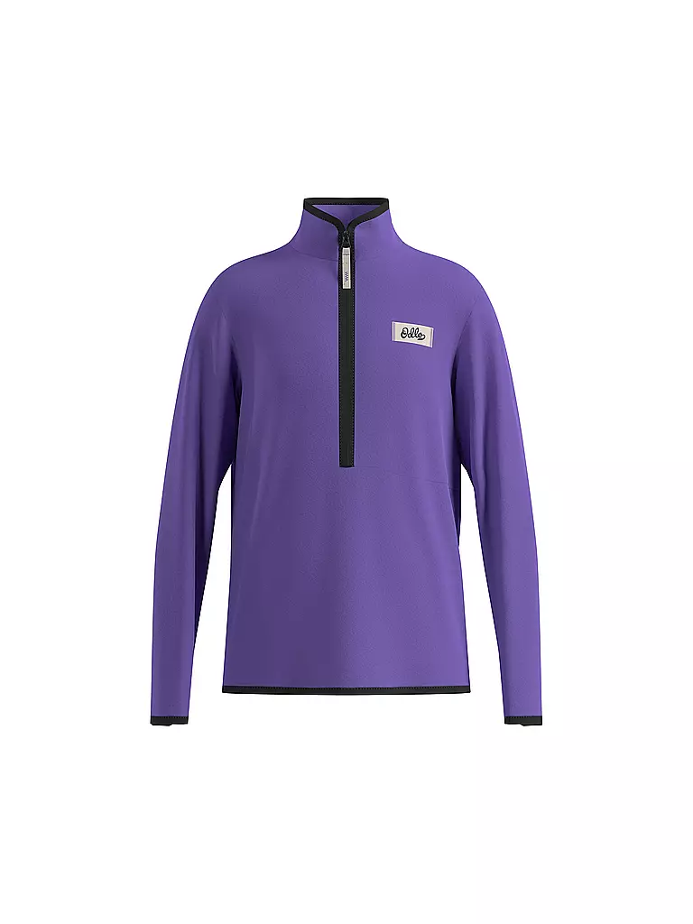 ODLO | Kinder Unterzieh Zipshirt Classic Fleece | lila