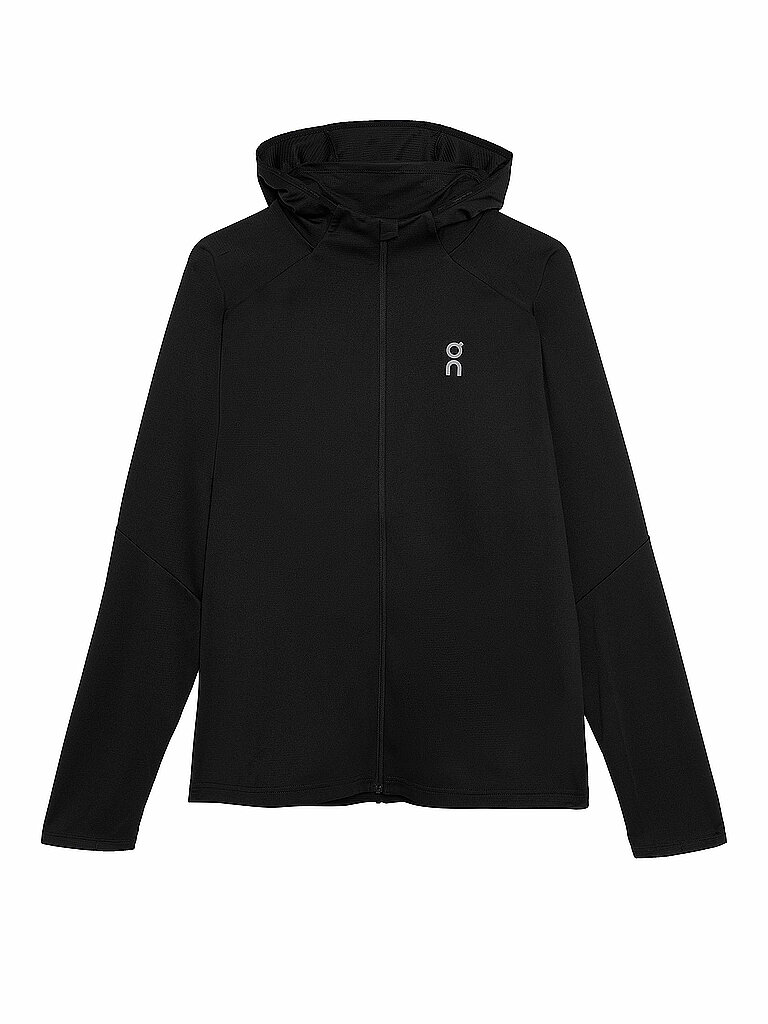 On ON Herren Laufjacke Climate Zip Hoodie schwarz | S, schwarz