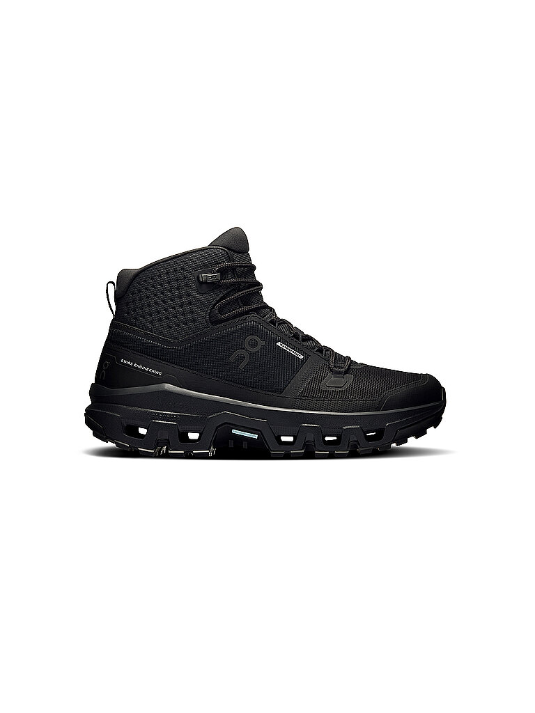 On ON Damen Wanderschuhe Cloudrock Mid WP schwarz | 37 1/2, schwarz