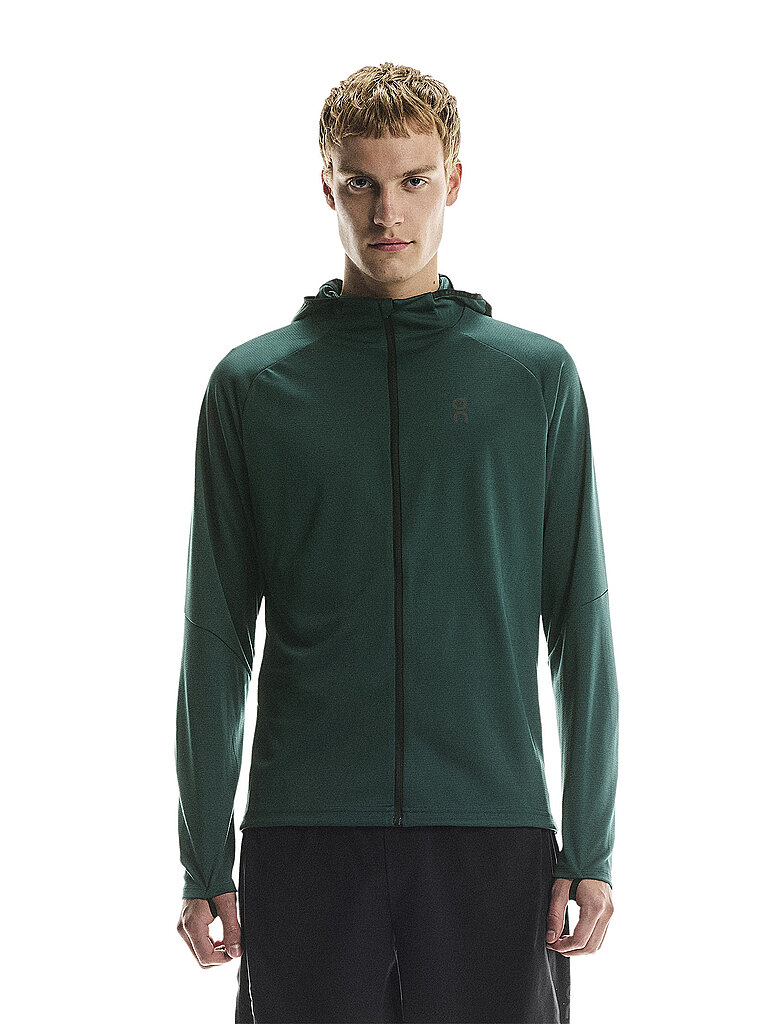 ON Herren Laufjacke Climate Zip Hoodie blau | XL