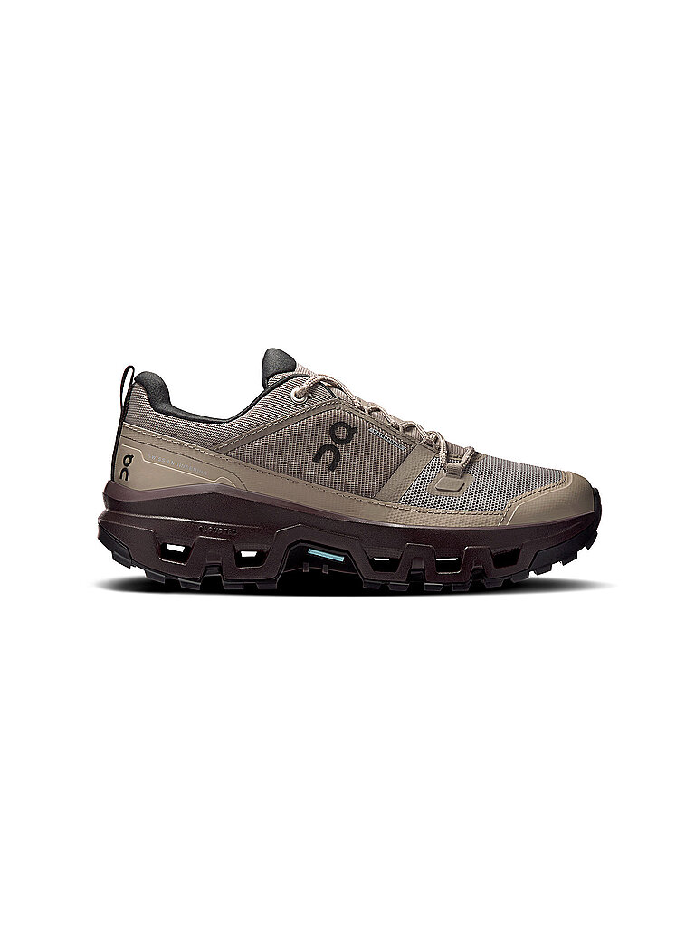 On ON Damen Wanderschuhe Cloudrock Low WP braun | 38, braun