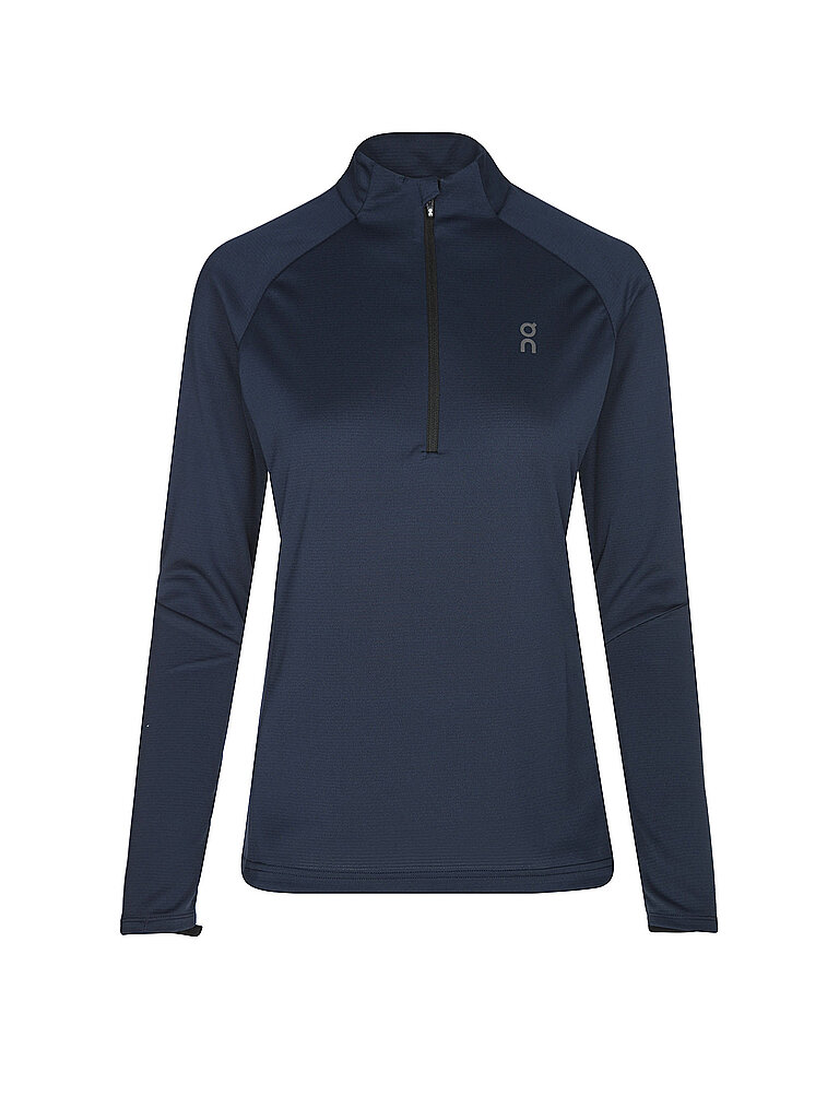 On ON Damen Funktions Zipshirt Climate dunkelblau | M, dunkelblau