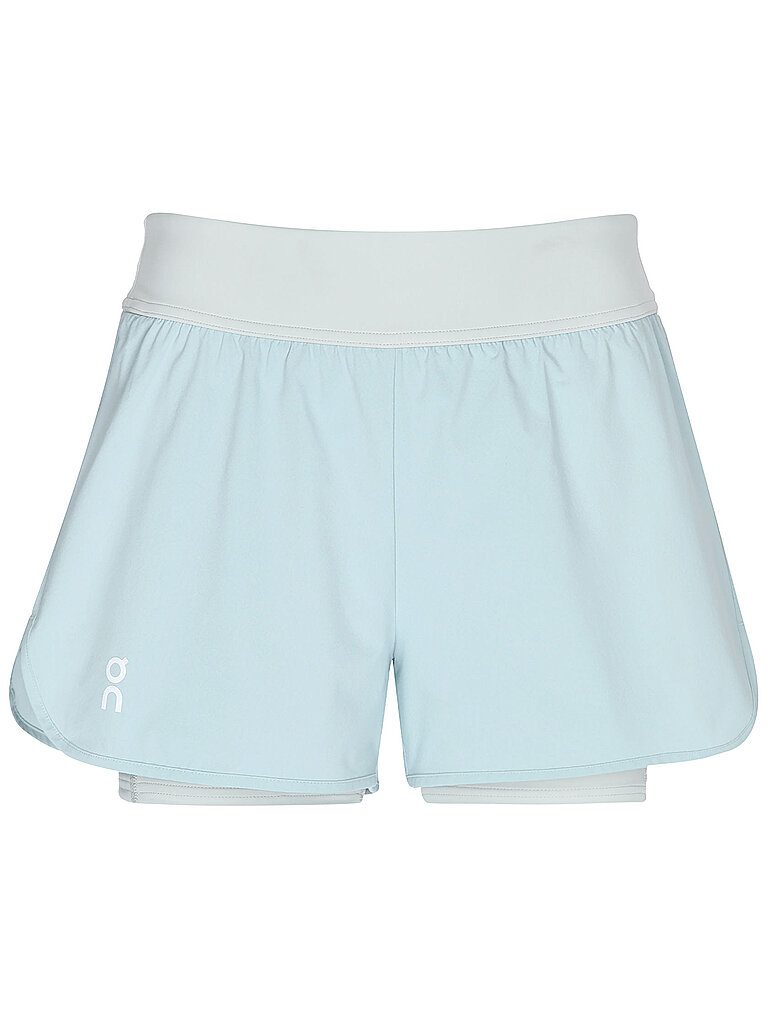 On ON Damen Tennisshort Court 3 2in1 hellblau | S, hellblau