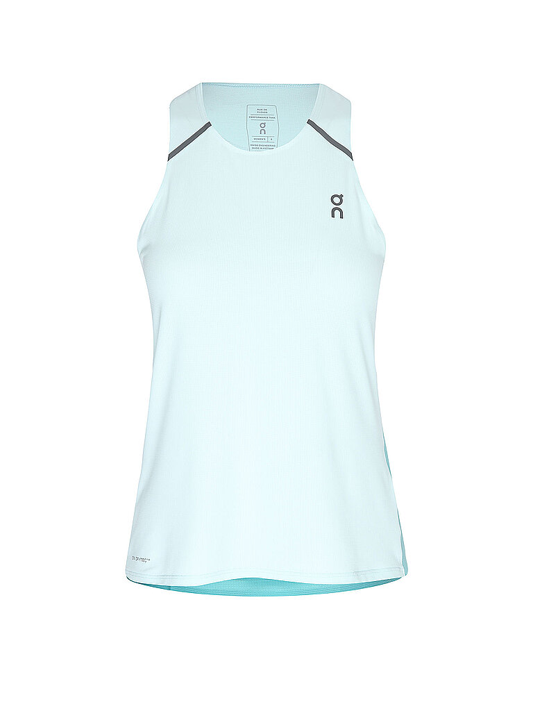 On ON Damen Lauftank Performance hellblau | XS, hellblau