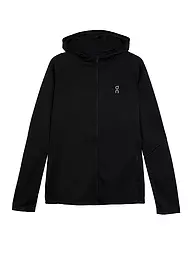 ON | Damen Fleecejacke Climate Hoodie | schwarz