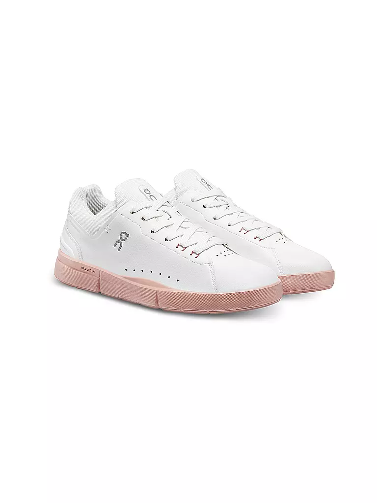 ON | Damen Freizeitschuhe The Roger Advantage WHITE WOODROSE | weiss