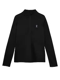 ON | Damen Funktions Zipshirt Climate | Schwarz