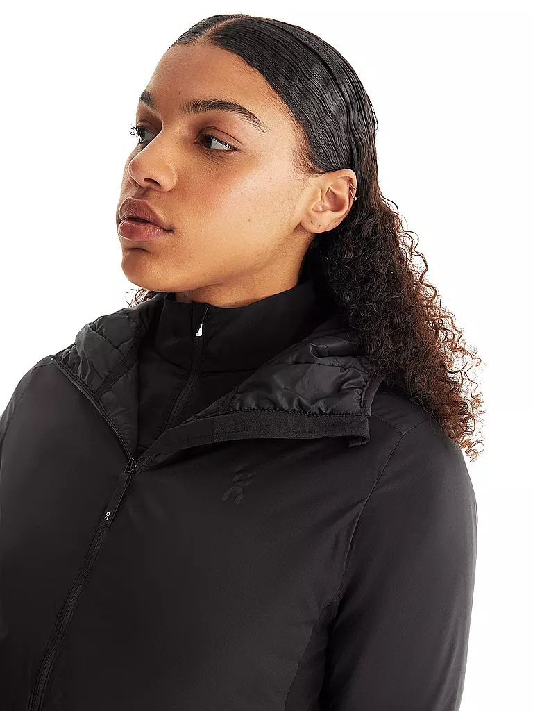 ON | Damen Isojacke Insulator Hoodie | schwarz