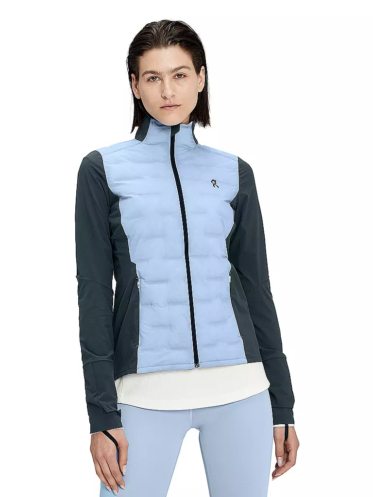 ON | Damen Laufjacke Climate | hellblau