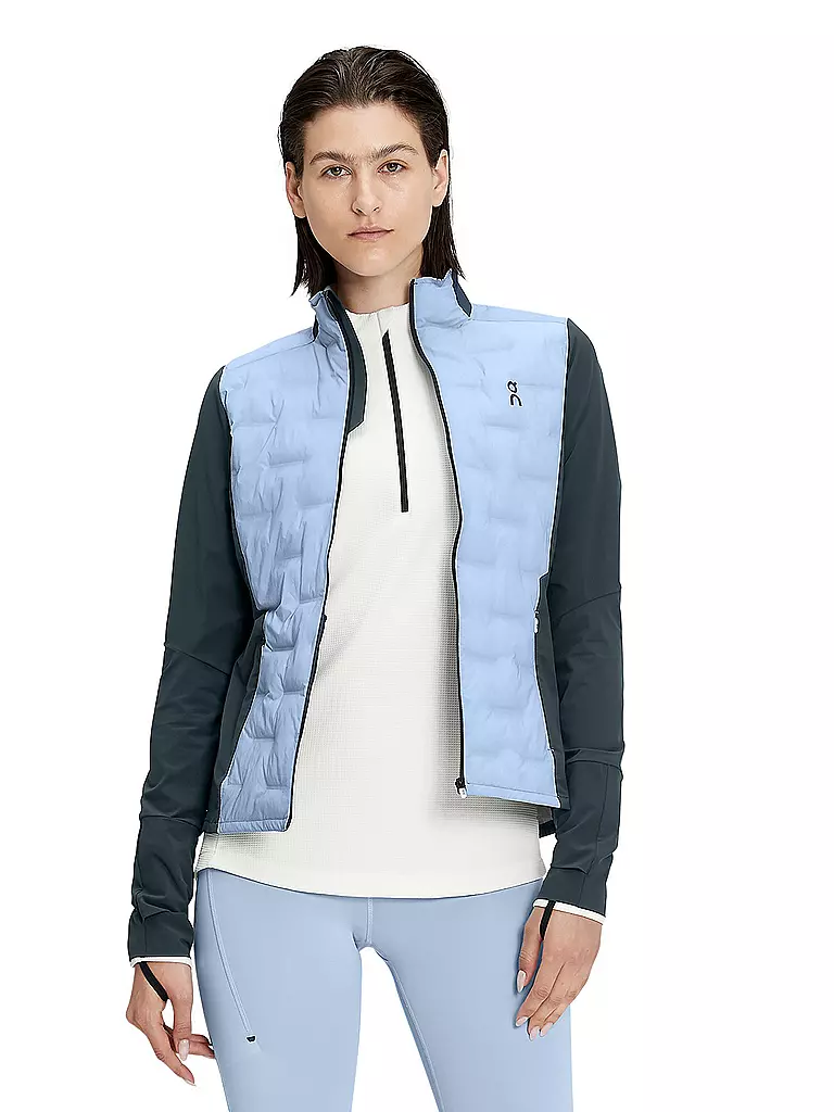 ON | Damen Laufjacke Climate | hellblau