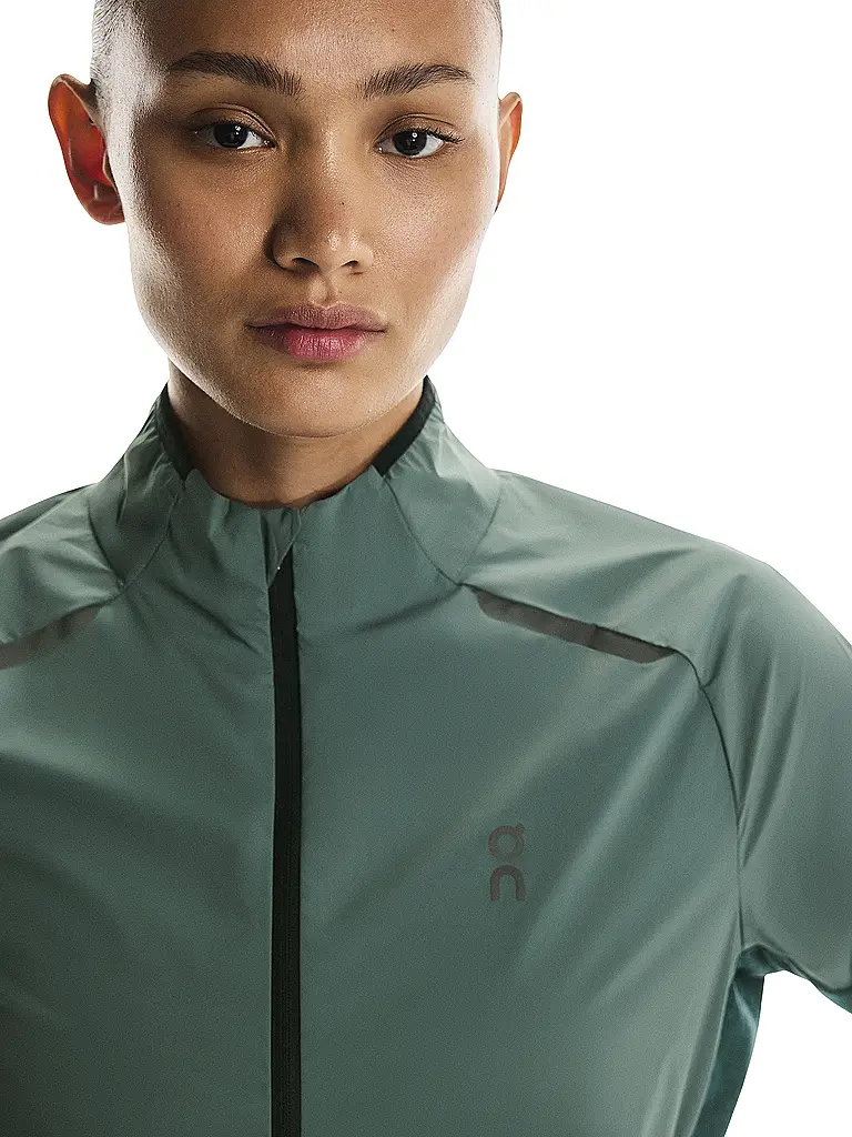 ON | Damen Laufjacke Weather | olive