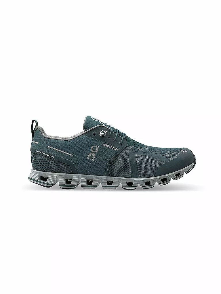 ON | Damen Laufschuh The Cloud Waterproof STORM LUNAR | blau