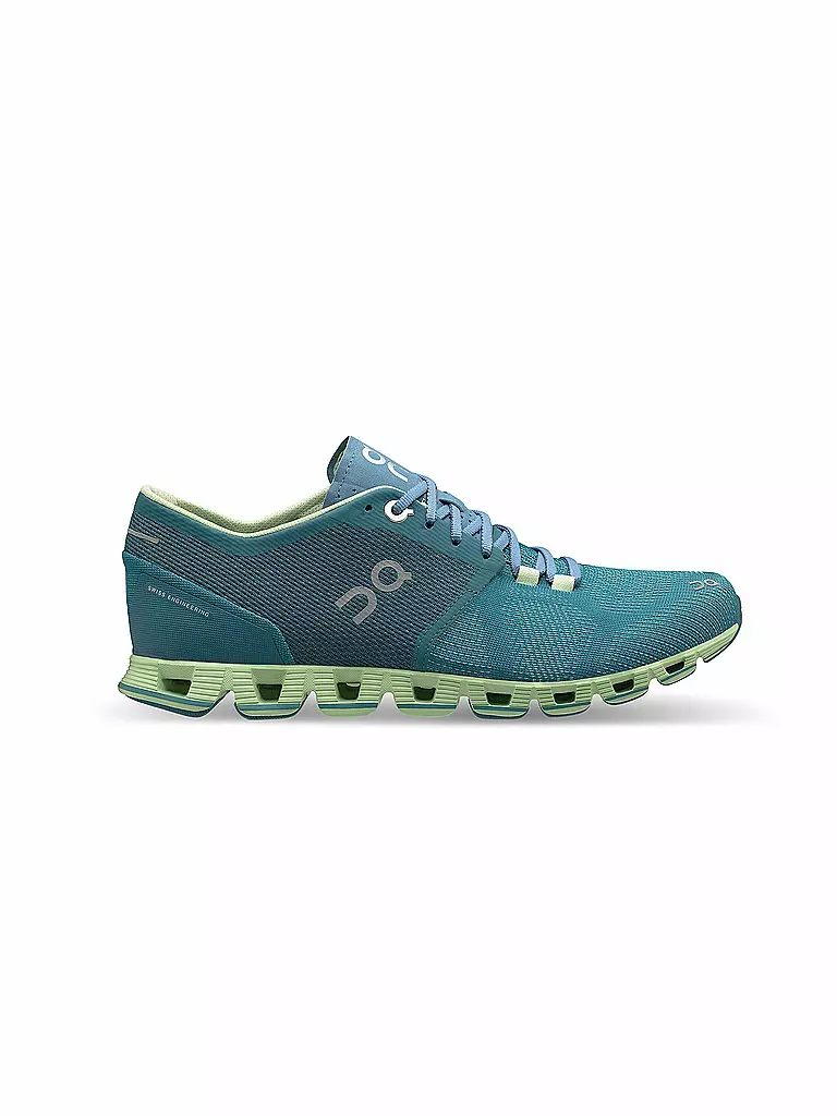 ON | Damen Laufschuh The Cloud X STORM WILLOW | türkis