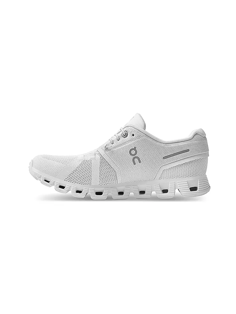 ON | Damen Laufschuhe Cloud 5 ALL WHITE | weiss