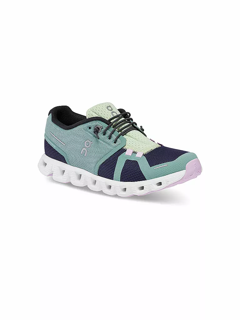 ON | Damen Laufschuhe Cloud 5 Push COBBLE FLINT | grün