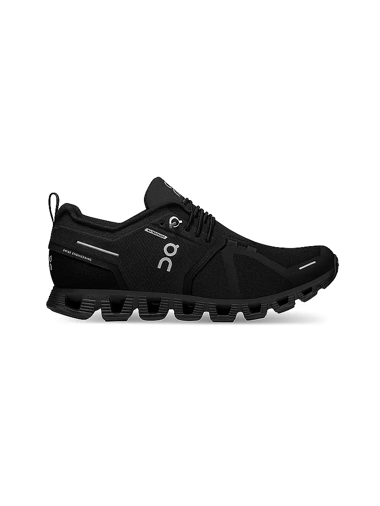 ON | Damen Laufschuhe Cloud 5 Waterproof ALL BLACK | schwarz