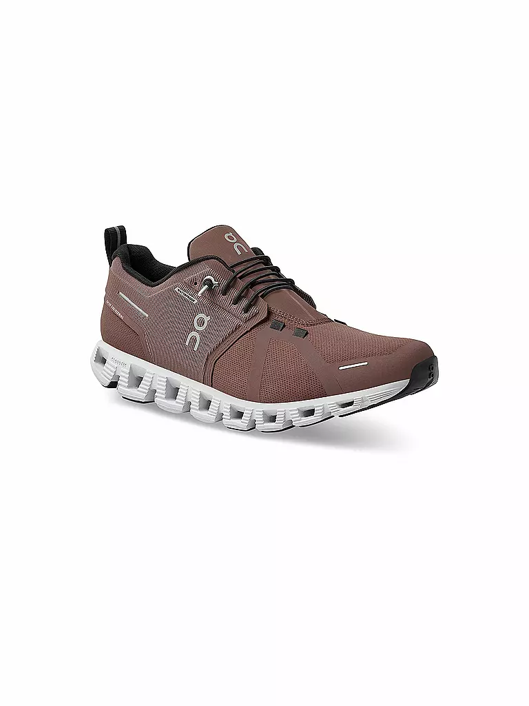 ON | Damen Laufschuhe Cloud 5 Waterproof COCOA / FROST | braun