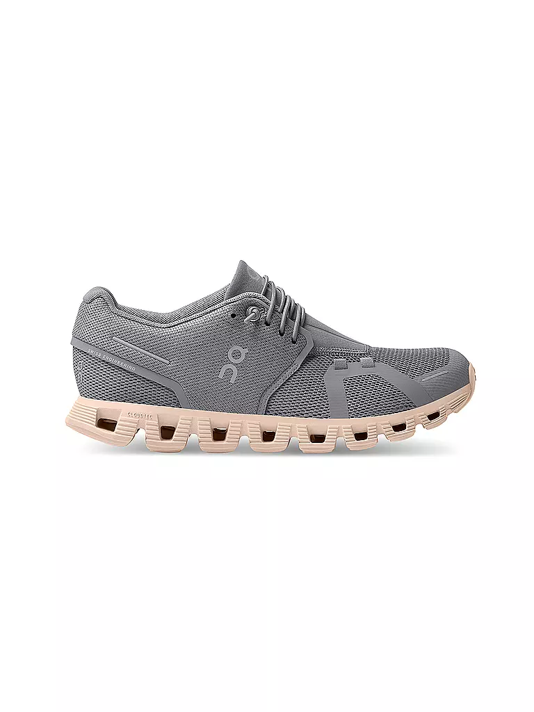 ON | Damen Laufschuhe Cloud 5 ZINC SHELL | grau