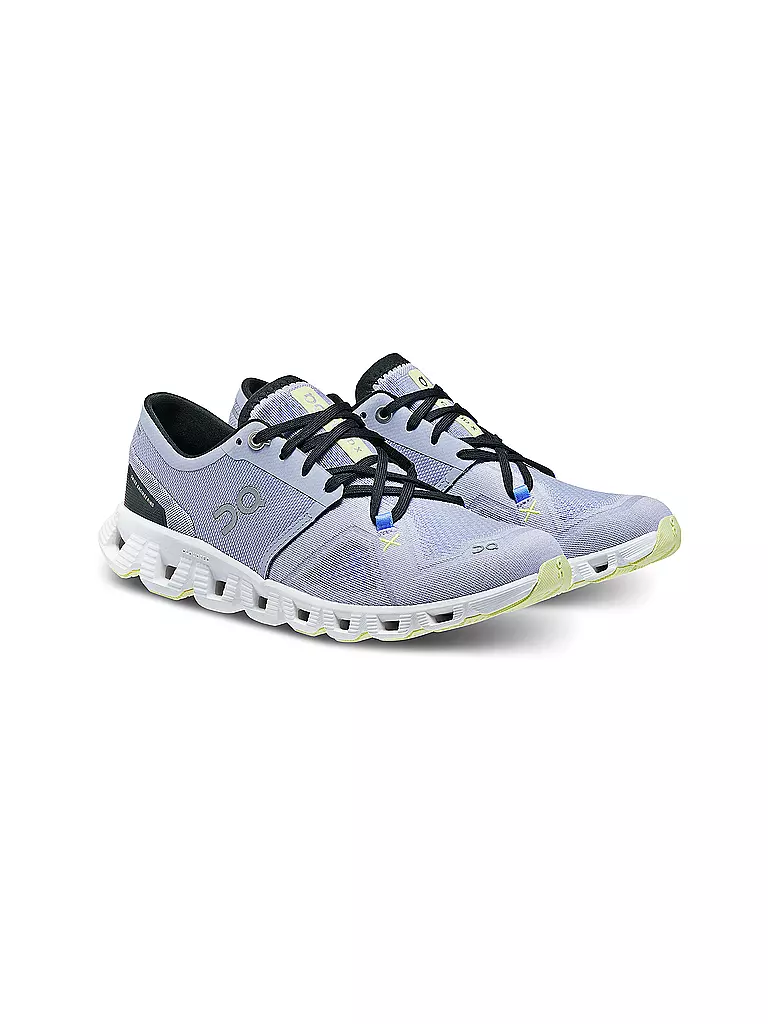 ON | Damen Laufschuhe Cloud X 3 NIMBUS WHITE | lila