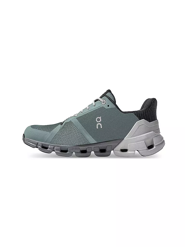 ON | Damen Laufschuhe Cloudflyer Waterproof SEA GLACIER | türkis