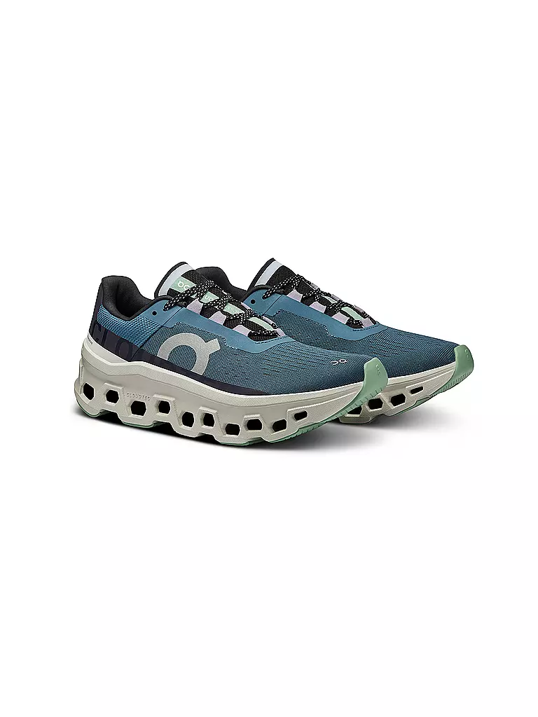 ON | Damen Laufschuhe Cloudmonster DUST VAPOR | blau