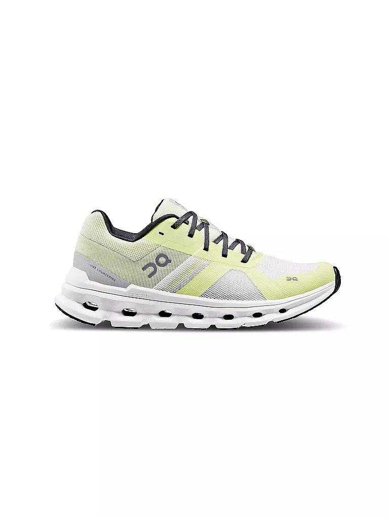 ON | Damen Laufschuhe Cloudrunner WHITE SEEDLING | gelb