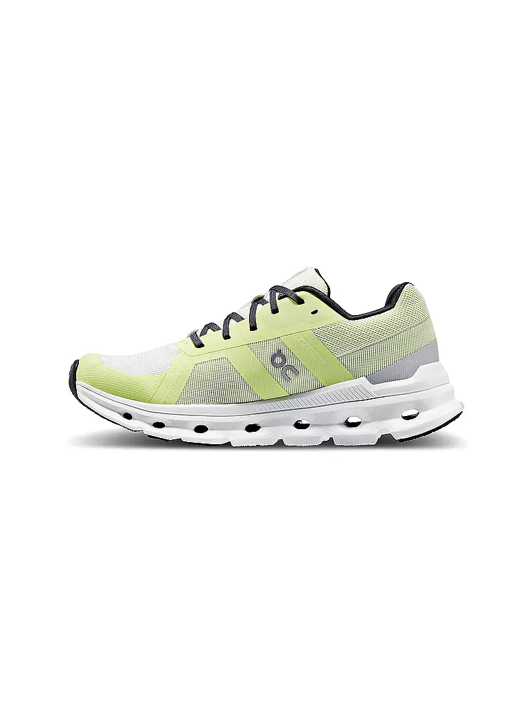 ON | Damen Laufschuhe Cloudrunner WHITE SEEDLING | gelb