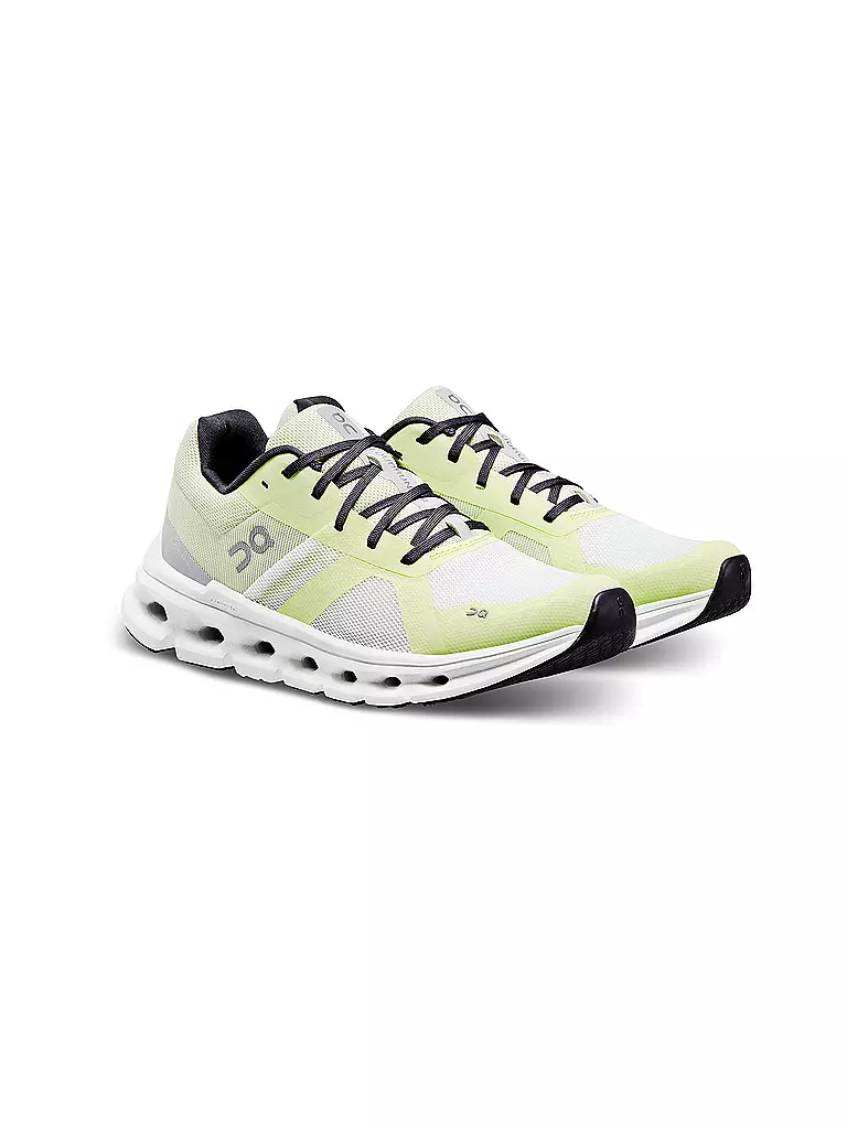 ON | Damen Laufschuhe Cloudrunner WHITE SEEDLING | gelb