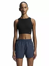 ON | Damen Laufshirt Core 2in1 Crop | schwarz