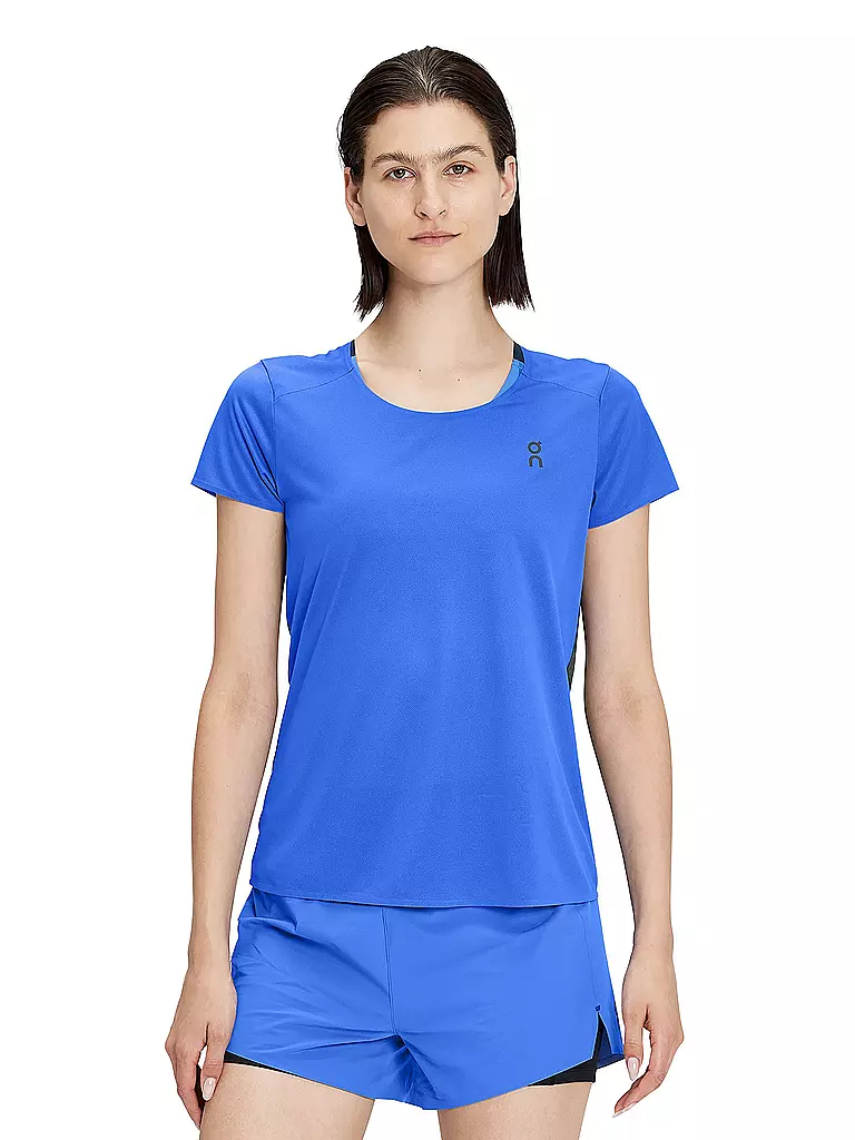 ON | Damen Laufshirt Performance-T | blau