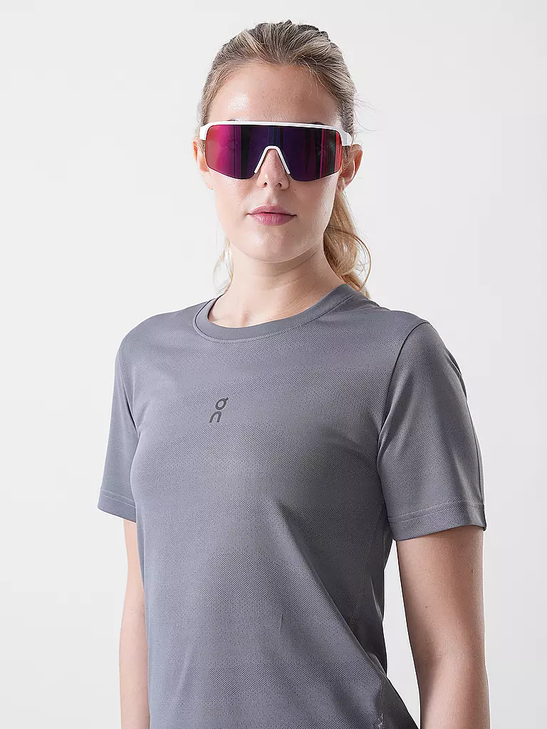 ON | Damen Laufshirt Trail-T | hellblau
