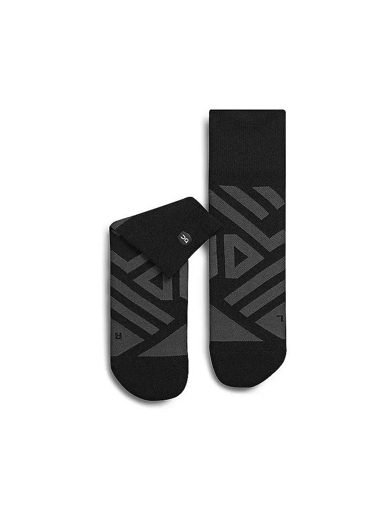 ON | Damen Laufsocken Performance Mid | schwarz