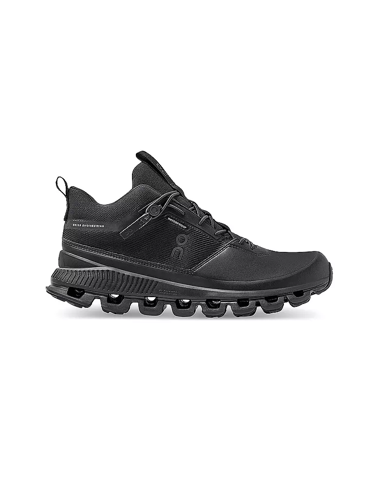 ON | Damen Schuhe Cloud Hi Waterproof ALL BLACK | schwarz